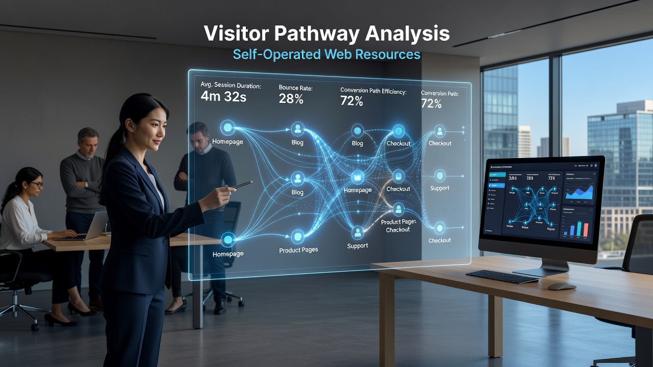 Visitor Pathway Analysis for Self-Operated Web Resources
